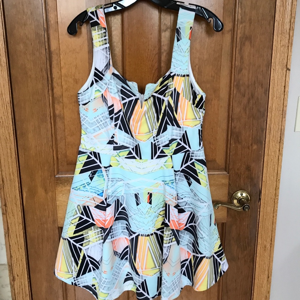 NWT Just Me multi color mini dress